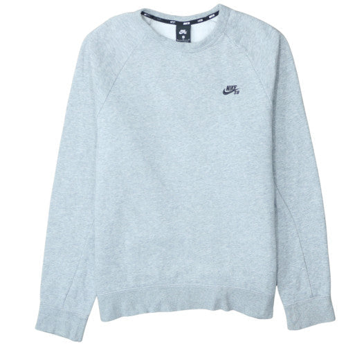 Nike SB Grey Men's Regular Fit Crew Neck Sweatshirt M
