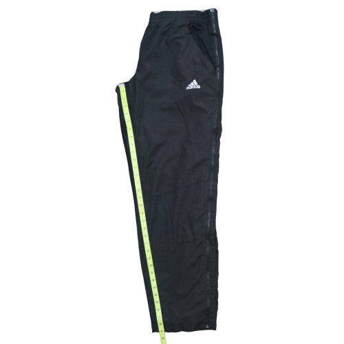 Adidas Men's Black Track Pants L Regular Fit Woven Activewear
