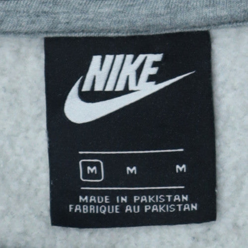 Nike Men's Grey Pullover 1/4 Zip Hoodie Sweatshirt M Regular Fit