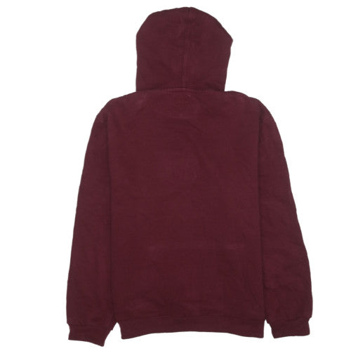 Levi's Men's Red Pullover Hoodie M Regular Fit Fleece Logo