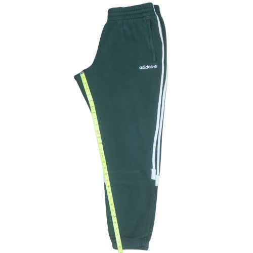 adidas Mens Green XL Jogger Sweatpants with Side Stripes