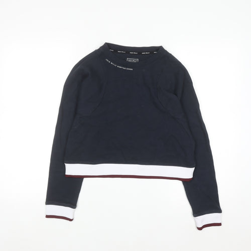 Jack Wills Womens Navy Crew Neck Sweatshirt Size 8