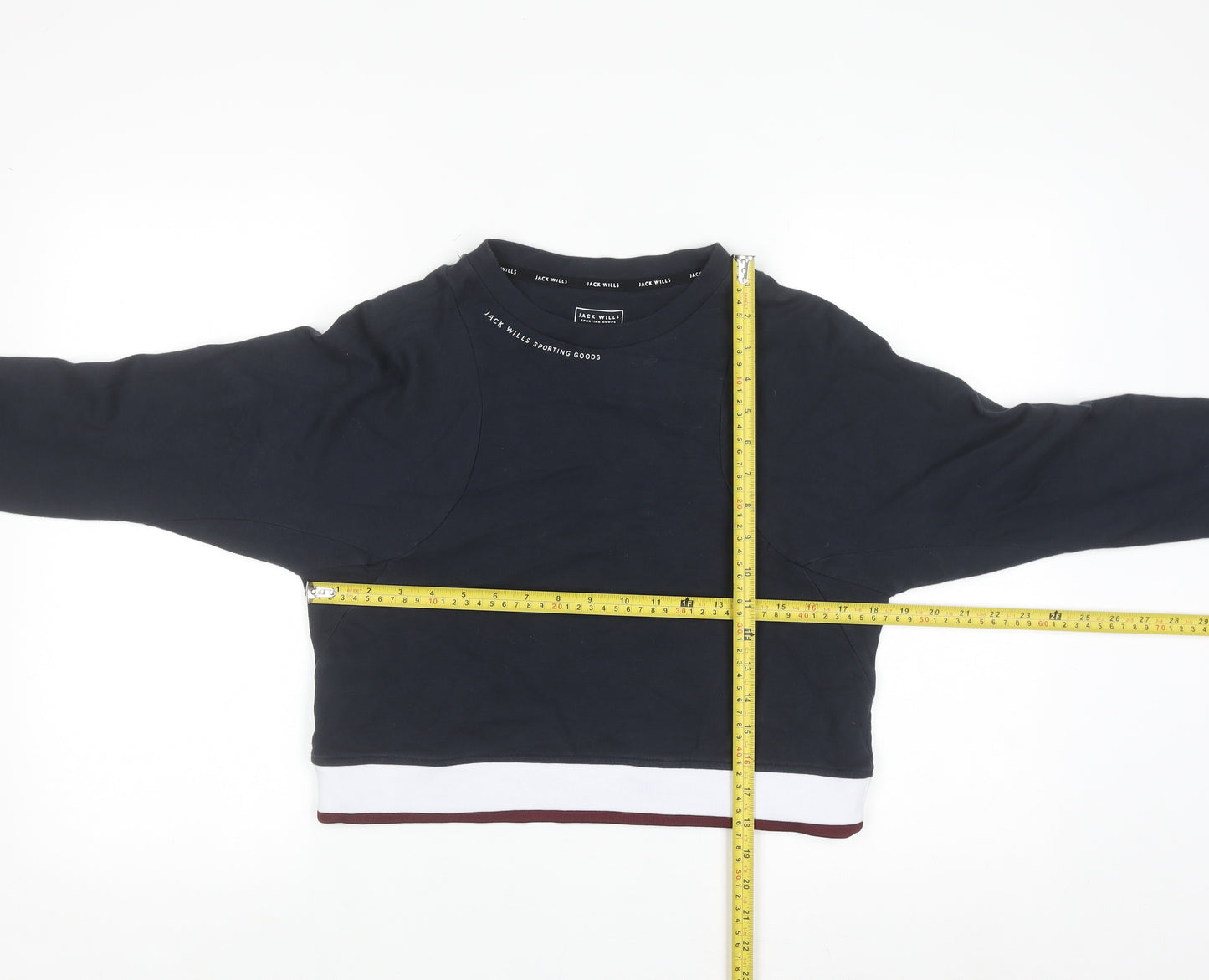 Jack Wills Womens Navy Crew Neck Sweatshirt Size 8