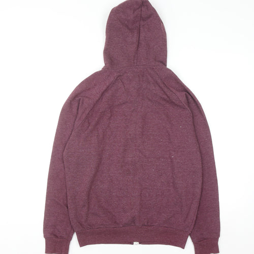 Cedar Wood State Men's Purple Full Zip Hoodie Size M