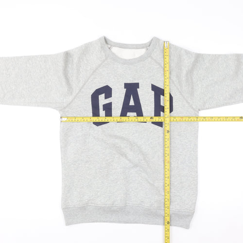 GAP Women’s Grey Logo Pullover Sweatshirt XXL Cotton Blend