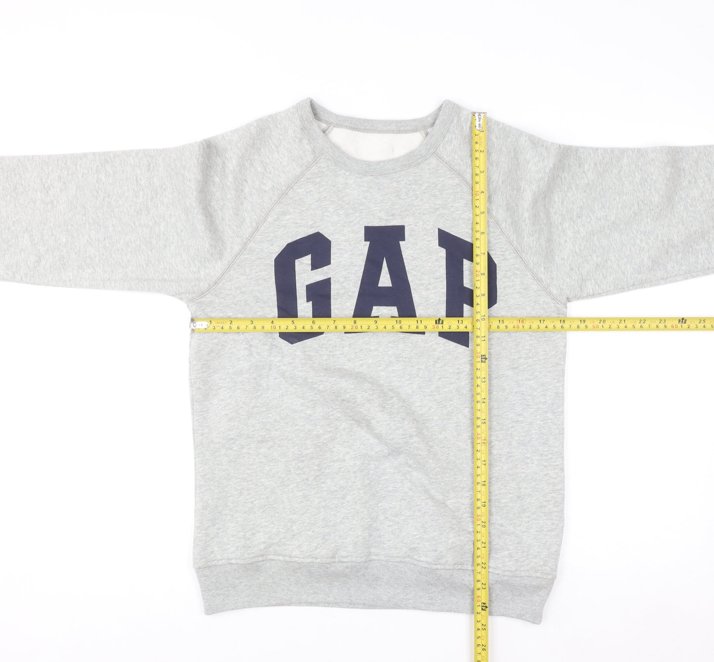 GAP Women’s Grey Logo Pullover Sweatshirt XXL Cotton Blend