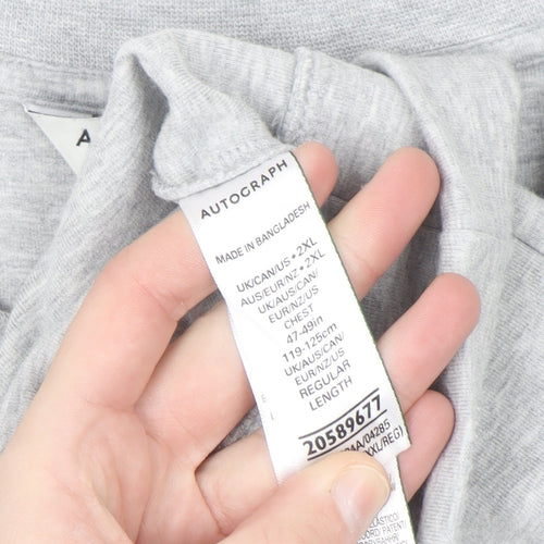 Marks and Spencer Autograph Women Grey 2XL Regular Sweatshirt