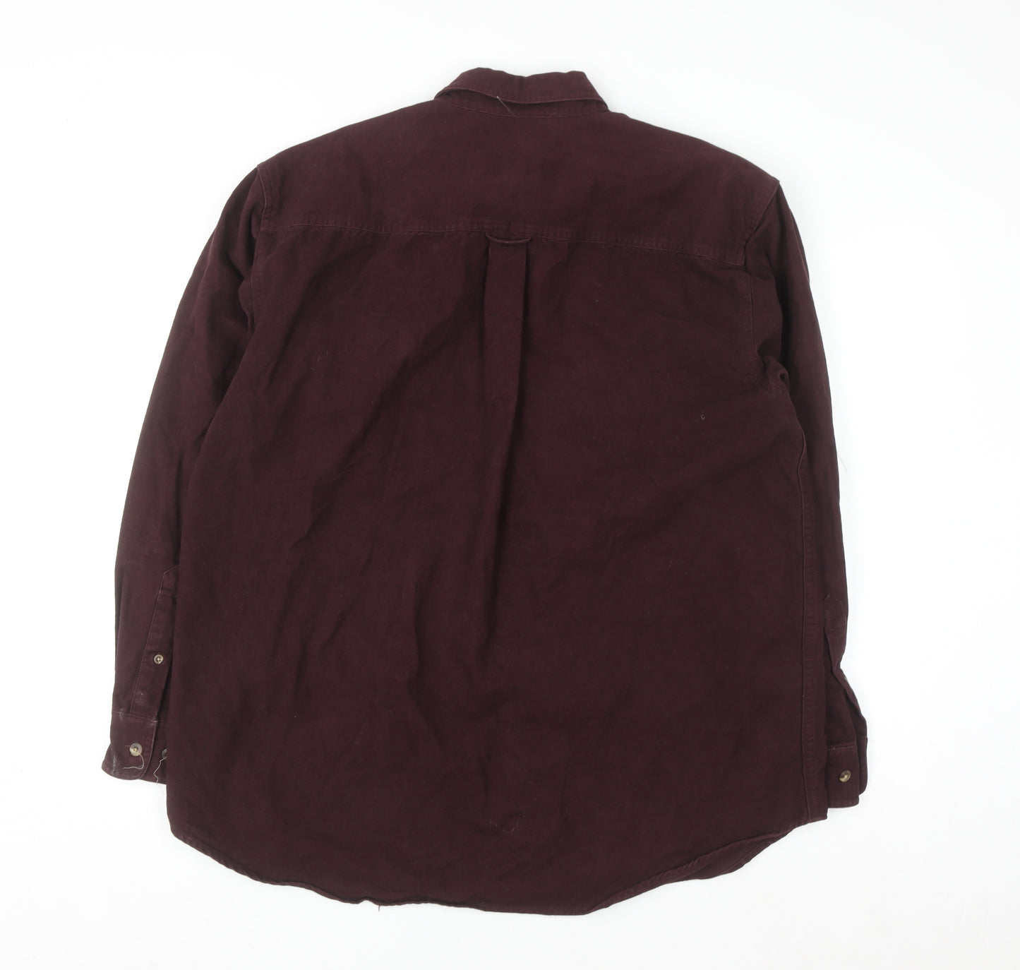 Guide Series Men’s Brown Corduroy Long Sleeve Casual Shirt L