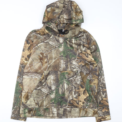 RedHead Men’s Brown Camouflage Pullover Hoodie M Fleece Hunting Outdoor
