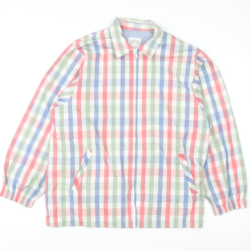 Koret Francisca Men's Multicoloured Check Cotton Full Zip Jacket Size S