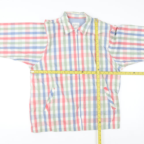 Koret Francisca Men's Multicoloured Check Cotton Full Zip Jacket Size S