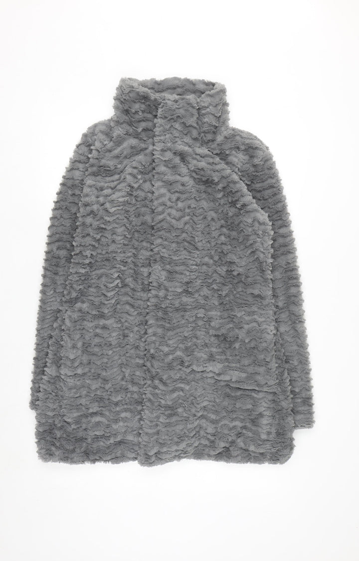Patagonia Women's Grey Fleece Mid-Length Jacket in Size M