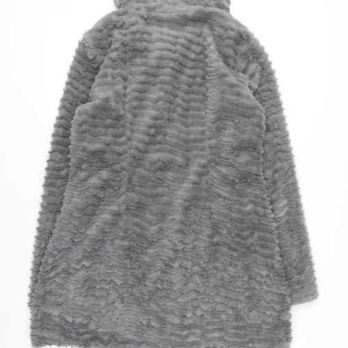 Patagonia Women's Grey Fleece Mid-Length Jacket in Size M