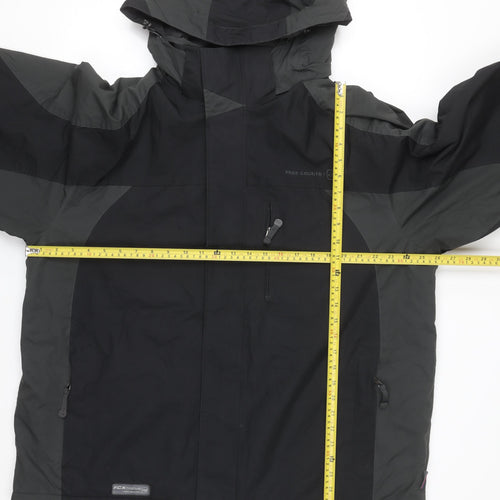 Free Country Men's Black XL Hooded Waterproof Parka Jacket