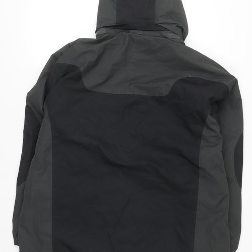 Free Country Men's Black XL Hooded Waterproof Parka Jacket