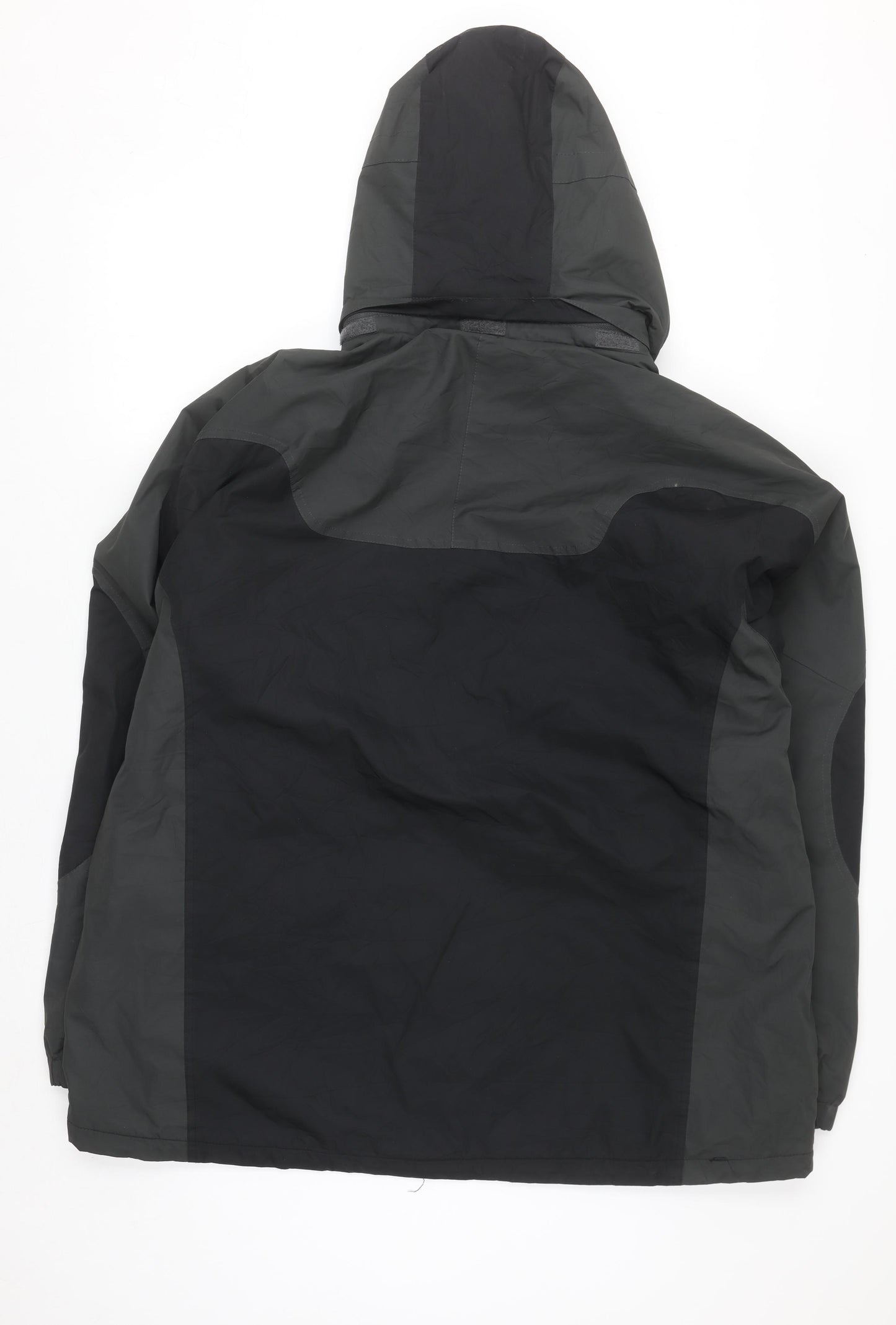 Free Country Men's Black XL Hooded Waterproof Parka Jacket