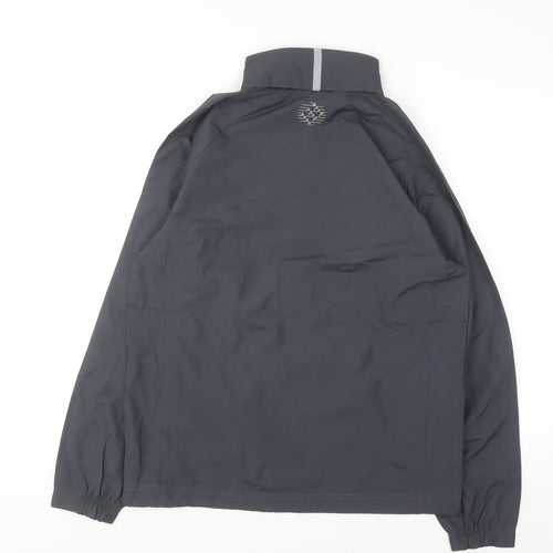 CX2 Men's Grey Windbreaker Jacket Medium Full Zip Lightweight