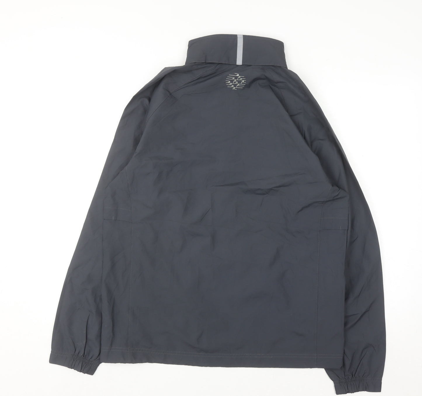 CX2 Men's Grey Windbreaker Jacket Medium Full Zip Lightweight