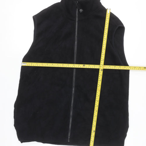 Timberline Colorado Men's Black Fleece Bodywarmer Waistcoat Size L