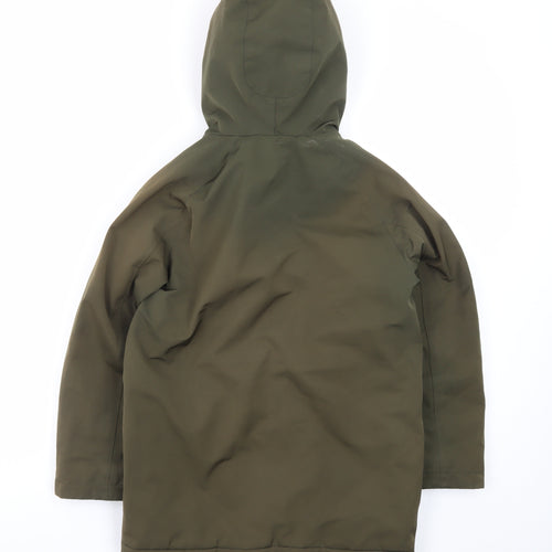 Next Boys Green Hooded Padded Parka Coat 10 Years Winter Jacket