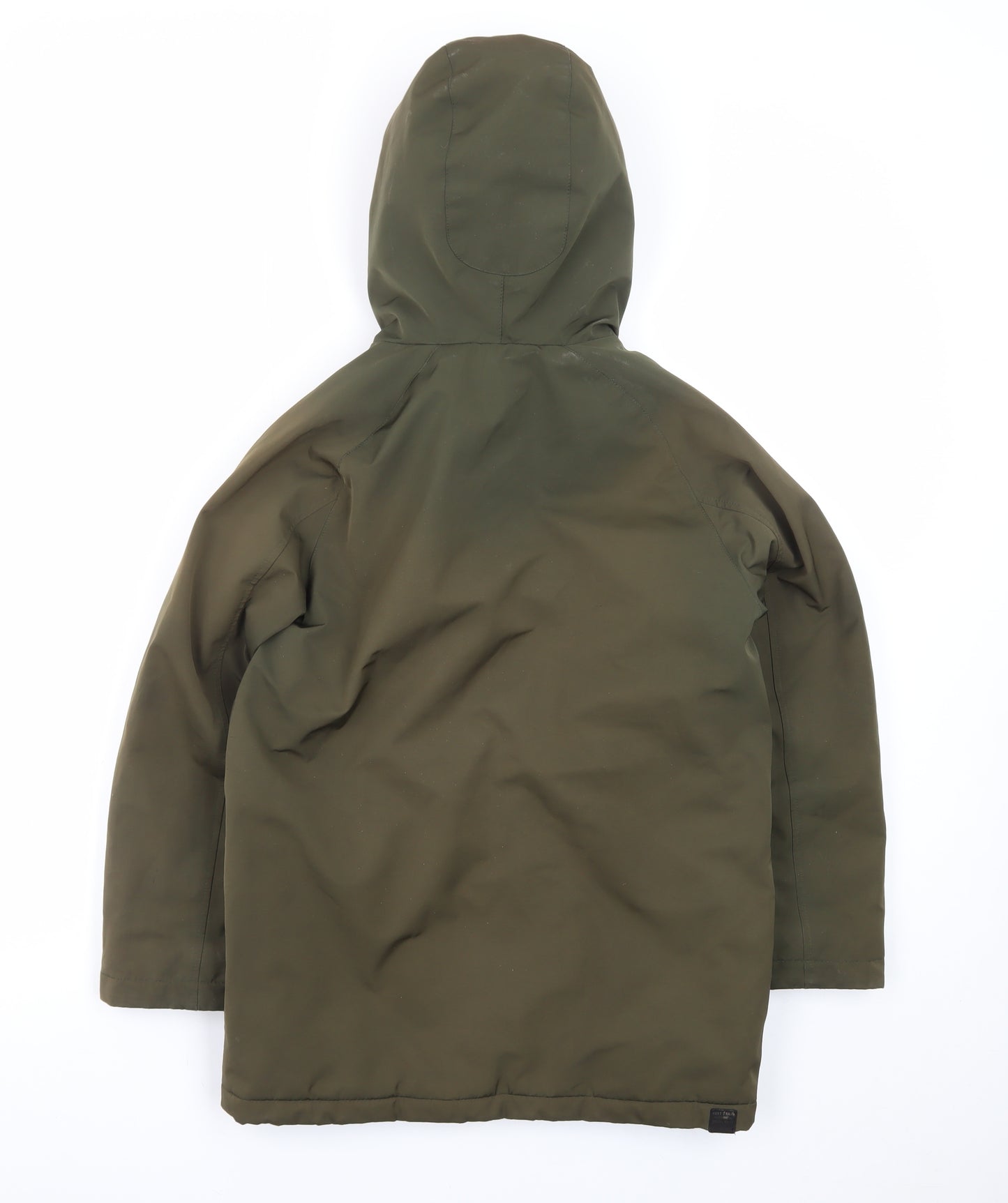 Next Boys Green Hooded Padded Parka Coat 10 Years Winter Jacket