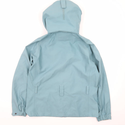 Craghoppers Women Blue Waterproof Hooded Rain Coat Jacket Size 12