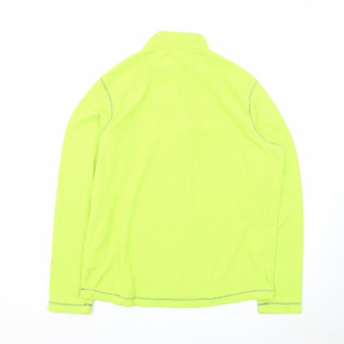 Decathlon Men’s Green XL Fleece 1/4 Zip Lightweight Outdoor Jacket
