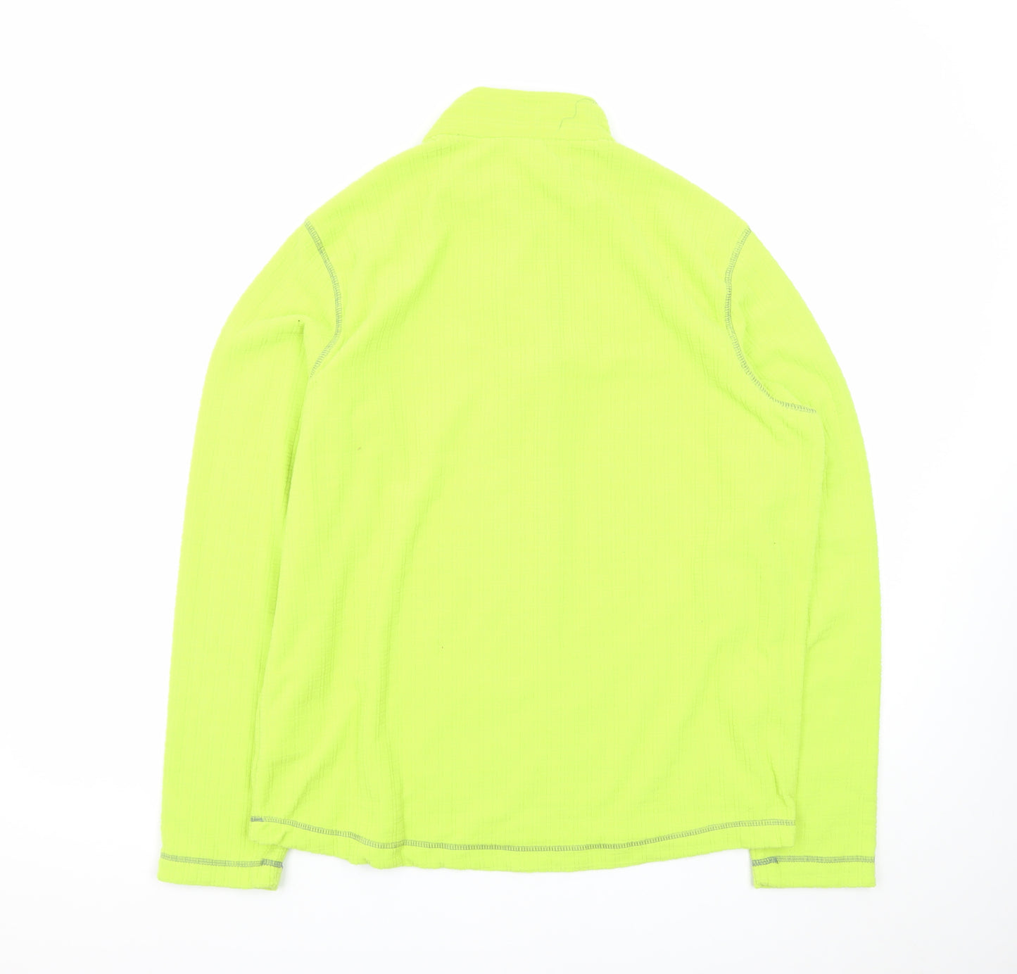 Decathlon Men’s Green XL Fleece 1/4 Zip Lightweight Outdoor Jacket