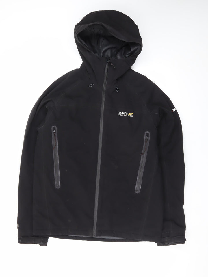 Regatta Men's Black M Softshell Waterproof Hooded Outdoor Jacket