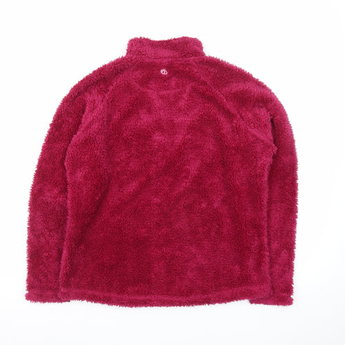 Craghoppers Women's Pink Fleece Pullover Sweatshirt UK 14