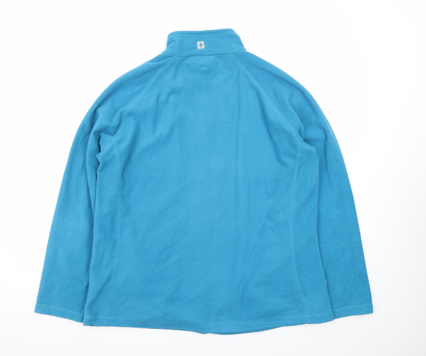 Mountain Warehouse Women Blue Fleece Full Zip Hoodie UK 18