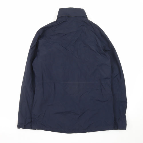 Columbia Mens Blue Waterproof Mid-Length Parka Jacket Size M