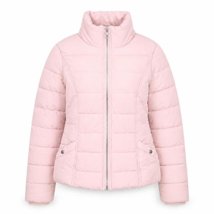 Miss Selfridge Women's Pink Puffer Jacket UK 8 Lightweight