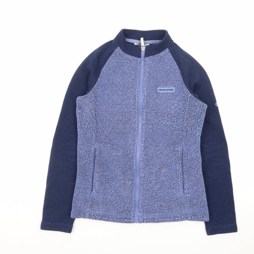 Craghoppers Women's Blue Full Zip Fleece Jacket UK 8