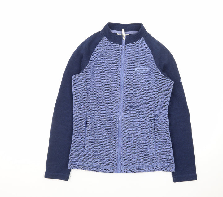 Craghoppers Women's Blue Full Zip Fleece Jacket UK 8
