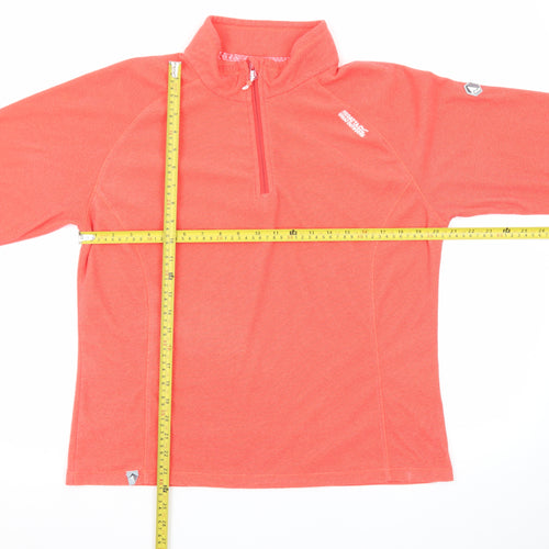 Regatta Womens Coral 1/4 Zip Pullover Fleece Sweatshirt UK 16