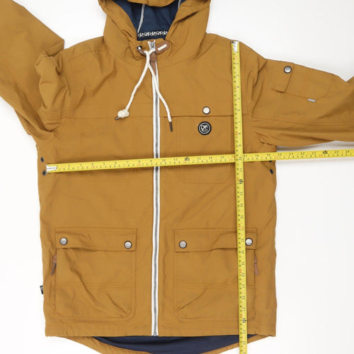 Dare 2B Men's Brown Parka Jacket M 40in Hooded Outdoor Casual
