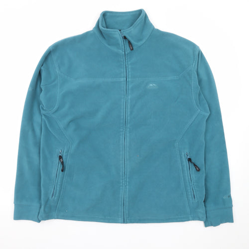 Trespass Men's Blue Fleece Full Zip Outdoor Jacket Size L
