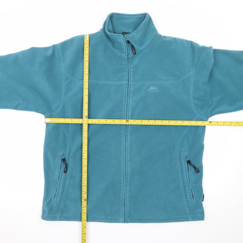 Trespass Men's Blue Fleece Full Zip Outdoor Jacket Size L