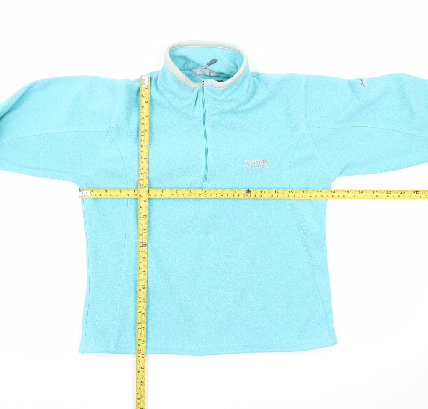 Regatta Women Blue Fleece Pullover Sweatshirt Size 10 1/2 Zip Outdoor