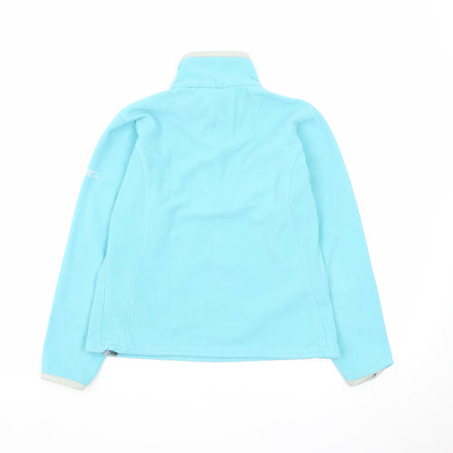 Regatta Women Blue Fleece Pullover Sweatshirt Size 10 1/2 Zip Outdoor