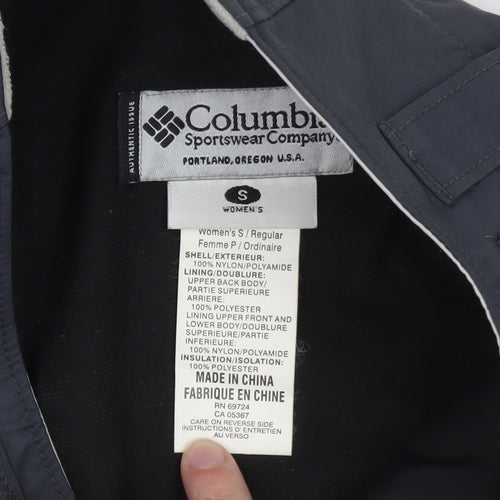 Columbia Women's Grey Waterproof Insulated Snow Pants S Regular