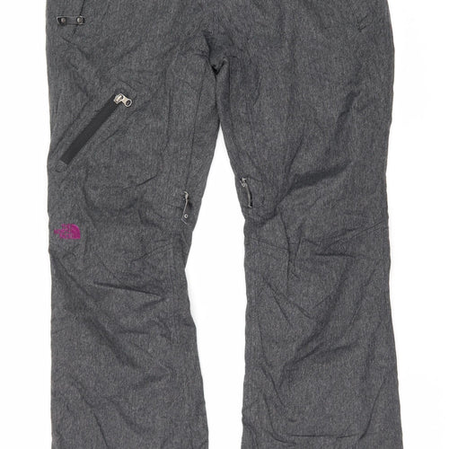 The North Face Womens Grey Snow Pants L Waterproof Insulated
