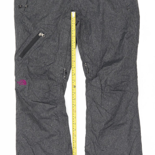 The North Face Womens Grey Snow Pants L Waterproof Insulated