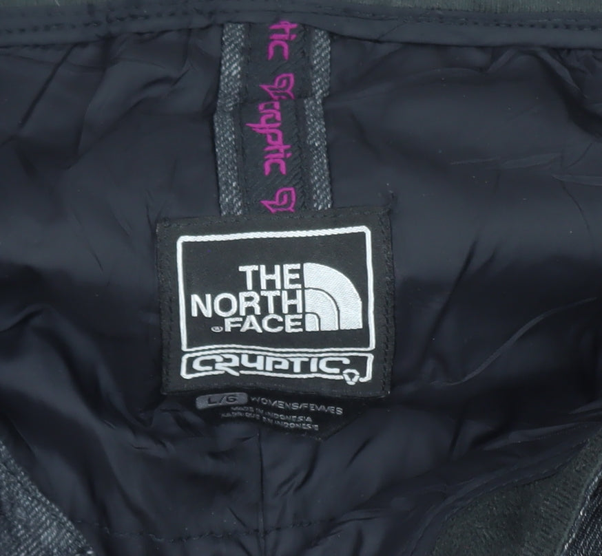 The North Face Womens Grey Snow Pants L Waterproof Insulated