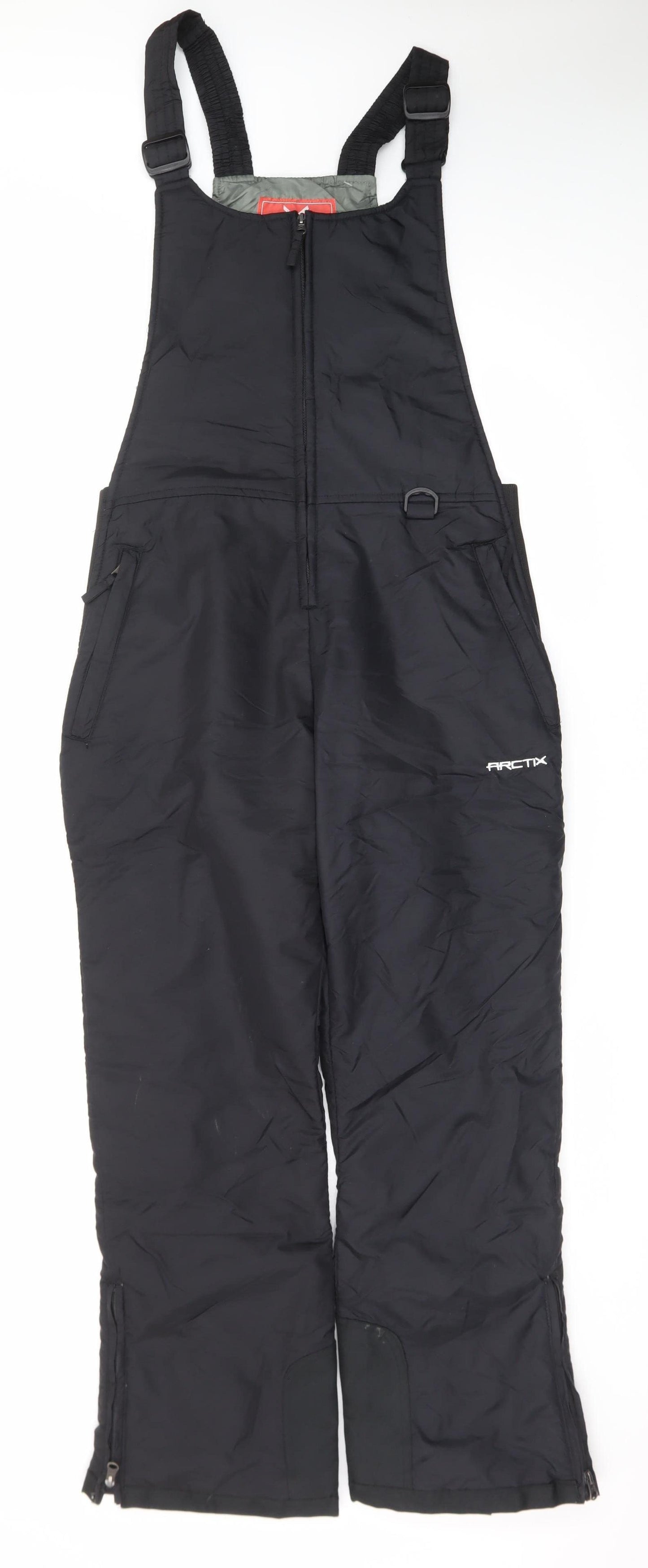 Arctix Men Black Small Snow Pants Waterproof Insulated Bib Trousers