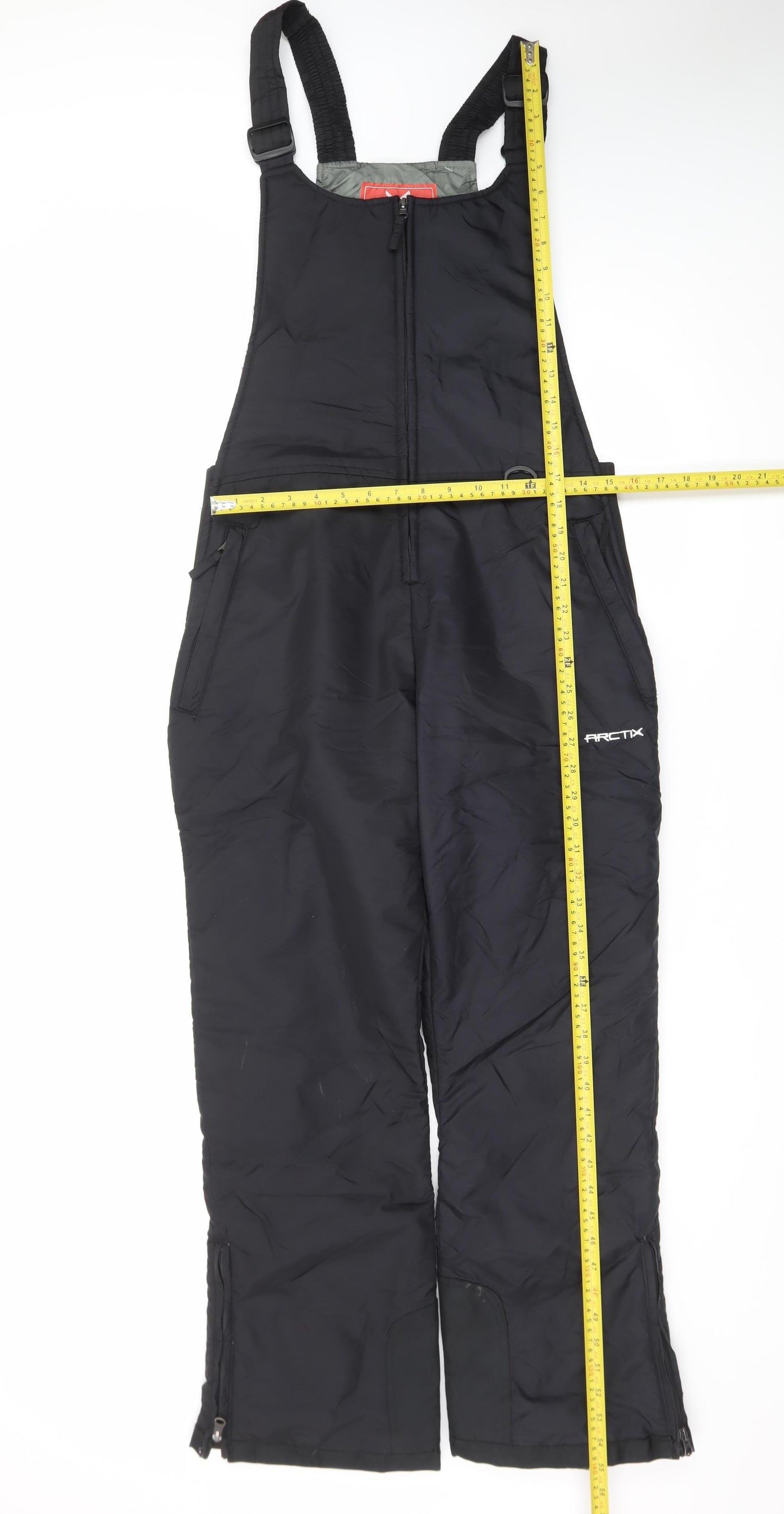 Arctix Men Black Small Snow Pants Waterproof Insulated Bib Trousers