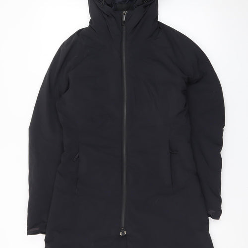 Arc'teryx Women's Black XS Long Hooded Insulated Parka Coat