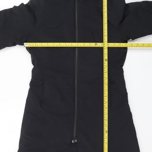 Arc'teryx Women's Black XS Long Hooded Insulated Parka Coat