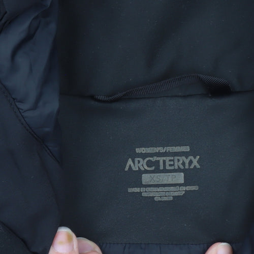 Arc'teryx Women's Black XS Long Hooded Insulated Parka Coat